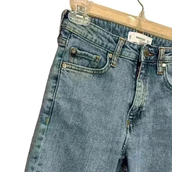 Mango Denim MNG Anna Light Wash Medium Rise Skinny Jean Women’s Size 1 - Picture 2 of 10